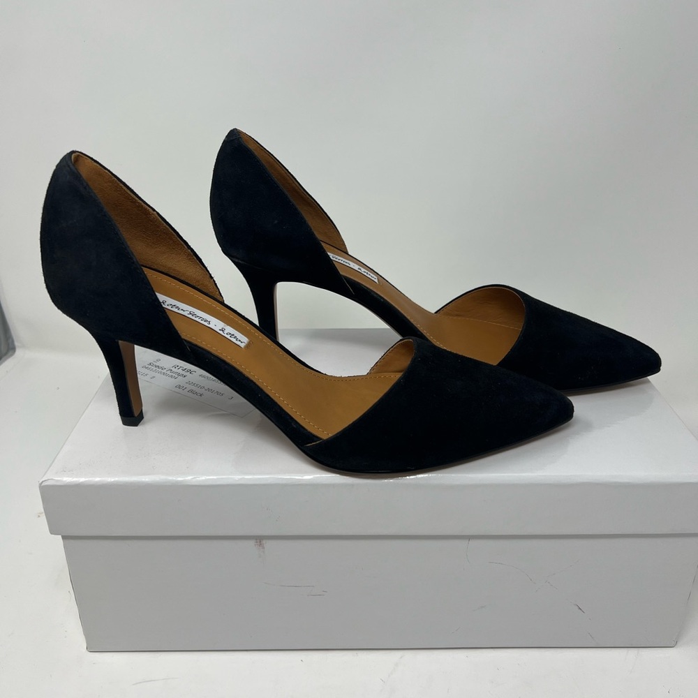 & Other Stories black suede pumps
